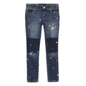 Gap Sarah Jessica Parker embroidered skinny jeans